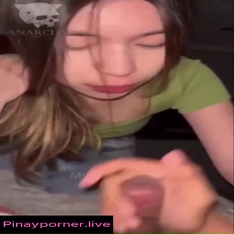 Pinay Scandal sa Motel Ganda Sumubo Tapos Kinain ang Tamod